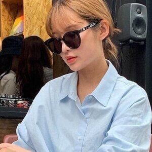 Gucci GG0638SK 001 Sunglasses Black Round Frame, Grey Lenses